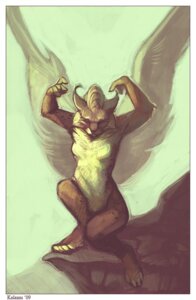 Rating: Safe Score: 0 Tags: 2009 anthro belly biped border breasts brown_body brown_fur crouching e621 ear_tuft feathered_wings feathers featureless_breasts feet felid feline female fur gesture kalamu looking_down lynx mammal markings multicolored_body multicolored_fur nude outcrop paws pose solo spots spotted_body spotted_fur tan_belly tan_body tan_fur tuft white_body white_border white_feathers wings User: bunchy7s