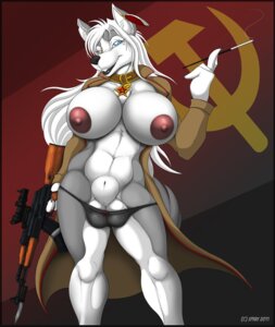 Rating: Explicit Score: 0 Tags: 2011 acog_scope ak-47 ak_platform akita_stromfield animal_genitalia anthro areola assault_rifle balls bayonet big_breasts big_sheath biped black_lips black_nose blue_eyes breasts bulge canid canine canis cigarette cigarette_holder claws clothing collar communism domestic_dog e621 ear_piercing fully_sheathed genitals grey_body grey_skin gun gynomorph hair heterochromia hi_res holding_gun holding_object holding_ranged_weapon holding_weapon husky intersex jacket jsc_kalashnikov_concern knife lips long_hair looking_at_viewer mammal navel nipples nordic_sled_dog panties piercing politics ranged_weapon rifle russia russian sheath smile smoke smoking smoking_cigarette solo soviet_union spitz text thick_bottom_lip topwear underwear weapon white_body white_hair white_skin xpray yellow_eyes User: bunchy7s