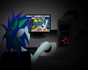 Rating: Questionable Score: 0 Tags: blush computer computer_keyboard duo e621 earth_pony electro_key_(mlp) electronics equid equine eyewear fan_character feral friendship_is_magic hair hasbro horn horse male mammal multicolored_hair my_little_pony mythological_creature mythological_equine mythology nude pony sunglasses techno_pony unicorn vinyl_scratch_(mlp) User: bunchy7s