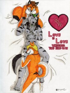 Rating: Questionable Score: 0 Tags: 2011 ace_stryker anthro anthro_on_anthro bisexual breasts butt canid canine canis cuddling dog_tags domestic_dog e621 facial_hair female fox goatee green_eyes group heart_symbol hi_res husky looking_at_viewer male male/female male/male mammal nipples nordic_sled_dog nude piercing rosie_dixen ryan_sanderson smile spitz tail wolf User: bunchy7s