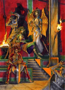 Rating: Questionable Score: 0 Tags: animal_humanoid brazier breasts e621 european_mythology feathered_wings feathers female fire g1d4n gorgon greek_mythology group humanoid looking_at_viewer mace medusa melee_weapon mythology nipples reptile reptile_humanoid rock scalie scalie_humanoid sculpture snake snake_humanoid statue sword torch warm_colors weapon wings User: bunchy7s