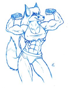 Rating: Questionable Score: 0 Tags: abs absurd_res anthro athletic biceps blue_and_white canid canine e621 female flexing fox graphite_(artwork) grin hi_res iisaw mammal monochrome muscular muscular_anthro muscular_female nipple_outline nipples smile solo tail traditional_media_(artwork) vicki_f User: bunchy7s