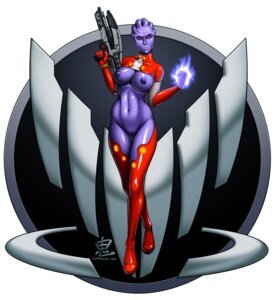 Rating: Explicit Score: 0 Tags: 1girls alien alien_girl asari big_breasts breasts catthouse_studios collarbone curvy exposed_breasts exposed_pussy female female_only gun head_crest hourglass_figure humanoid jumpsuit labia mass_effect mostly_clothed navel oni_(artist) purple_nipples purple_skin pussy red_clothing rule34 smirk solo tevos thigh_boots thigh_gap thighhighs vulva yellow_eyes User: bunchy7s