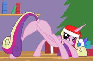 Rating: Explicit Score: 0 Tags: anus book butt candy candy_cane christmas christmas_clothing christmas_headwear clothing dessert e621 eating equid equine feathered_wings feathers female food friendship_is_magic genitals gift hasbro hat headgear headwear hi_res holidays horn mammal my_little_pony mythological_creature mythological_equine mythology neckbeardotw pink_body pink_feathers presenting presenting_hindquarters princess_cadance_(mlp) santa_hat solo teats vulva winged_unicorn wings User: bunchy7s