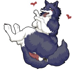 Rating: Explicit Score: 0 Tags: 1:1 anthro anus balls canid canine canis digitigrade e621 erection fur genitals heart_symbol knot male mammal overweight overweight_anthro overweight_male penis purple_body purple_fur simple_background solo tail thick_thighs urikire white_background wolf User: bunchy7s