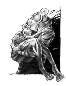 Rating: Questionable Score: 0 Tags: 3_toes 5_fingers adam_duncan anthro bridal_carry carrying_another claws digitigrade duo e621 eyes_closed feet felid female fingers greyscale humanoid_hands male mammal monochrome nude pantherine protective stripes tiger toes whiskers User: bunchy7s
