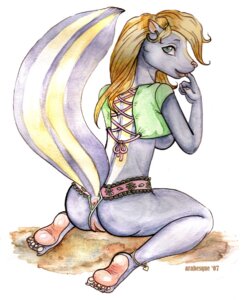 Rating: Explicit Score: 0 Tags: anthro anus arabesque backless_panties breasts clothing clothing_aside e621 female furgonomics genitals lingerie mammal mephitid panties raised_tail skunk solo tail tail_anus under_boob underwear underwear_aside vulva User: bunchy7s