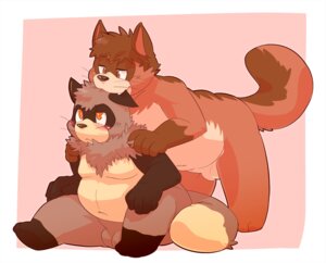 Rating: Explicit Score: 0 Tags: 2011 5_fingers anthro balls biped bite blush canid canine duo e621 ear_bite featureless_crotch fingers franook gazpacho genitals male male/male mammal nude overweight raccoon_dog standalone_balls tail tanuki User: bunchy7s
