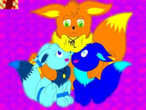 Rating: Safe Score: 0 Tags: 2009 4:3 canid canine dipstick_tail e621 eevee feral generation_1_pokemon green_eyes group hair hi_res male mammal markings marquis2007 marquis_the_eevee nintendo orange_hair pokemon pokemon_(species) quadruped tail tail_markings User: bunchy7s