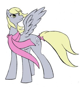 Rating: Safe Score: 0 Tags: amber_eyes blonde_hair cutie_mark derpy_hooves_(mlp) e621 equid equine feathered_wings feathers female feral friendship_is_magic grey_body grey_feathers hair hasbro mammal my_little_pony mythological_creature mythological_equine mythology pegasus scarf simple_background solo tail unknown_artist white_background wings User: bunchy7s