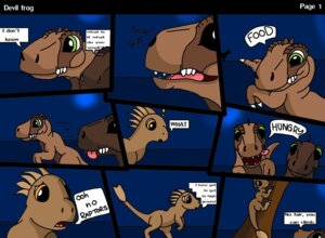 Rating: Questionable Score: 0 Tags: comic dialogue dinosaur dromaeosaurid e621 english_text feral green_eyes male mistydash plant prehistoric_species reptile saurischian scalie shadow size_difference tail teeth text theropod tree velociraptor User: bunchy7s