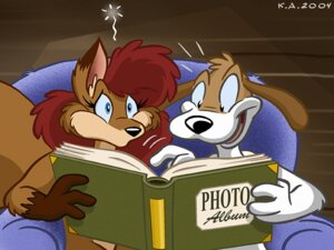 Rating: Safe Score: 0 Tags: 2004 4:3 anthro blue_eyes book canid canine canis chair domestic_dog duo e621 female fox furniture hair holding_book holding_object karri_aronen male mammal phoxhunt reading recliner red_hair scrap_book toony User: bunchy7s