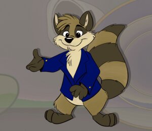 Rating: Safe Score: 0 Tags: 3_toes 4_fingers anthro barefoot big_head biped black_eyes black_nose bottomless brown_body brown_fur clothed clothing e621 featureless_crotch feet fingers fur goldenrod_(artist) jacket male mammal outstretched_arm procyonid raccoon raised_tail smile solo stripes suit tail tan_body tan_fur toes toony topwear User: bunchy7s