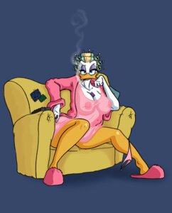 Rating: Questionable Score: 0 Tags: anatid anseriform anthro avian beak big_breasts bird breasts cigarette clothing condom disney duck ducktales ducktales_(1987) e621 female looking_at_viewer lordstevie m'ma_crackshell mature_anthro mature_female nipple_outline nipples non-mammal_breasts non-mammal_nipples panties sexual_barrier_device smoking solo translucent translucent_clothing underwear User: bunchy7s