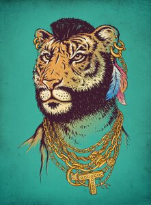Rating: Safe Score: 0 Tags: a-team alternate_species anthro beard black_hair bust_portrait chain e621 ear_piercing enkel_dika facial_hair feathers felid furrification gold_(metal) green_background hair jewelry male mammal mohawk mr._t necklace pantherine piercing portrait simple_background solo stripes tiger ving_rhames User: bunchy7s