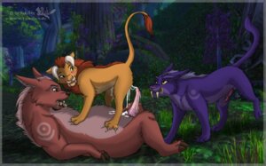 Rating: Explicit Score: 0 Tags: bear blizzard_entertainment blush bodily_fluids bovid bovine brown_body brown_eyes brown_fur claws cum detailed_background domestic_cat drooling druid e621 erection fangs felid feline felis female feral feral_druid feral_on_feral forest fur genital_fluids genitals green_eyes group group_sex horn interspecies licking licking_lips looking_back magic_user male male/female mammal markings nature night_elf_(feral) outside penile_spines penis plant purple_body purple_fur raised_tail rukifox saliva self_lick sex tail tauren tauren_(feral) teeth threesome tongue tongue_out tree tribal_spellcaster trio warcraft wood yellow_eyes User: bunchy7s