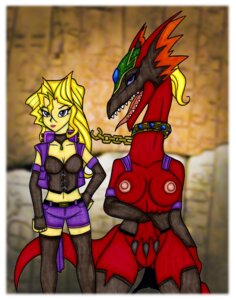 Rating: Explicit Score: 0 Tags: 3_fingers 4_fingers after_transformation alternate_species anthro areola armwear aroused aroused_face aroused_smile bedroom_eyes before_and_after belt big_breasts black_body black_claws black_scales blonde_hair border bottomless bottomwear breasts chain choker claws clothed clothing collar corset dragon duel_monster duo e621 elbow_gloves enjoying erect_nipples eyelashes female fingers gem genitals gloves hair hand_over_crotch handwear harpie's_pet_dragon headdress hotpants huge_breasts human ivanks jacket jewelry kneeling konami leggings legwear lingerie lipstick long_hair long_neck long_tail long_tongue looking_at_viewer looking_pleasured lust_transformation mai_valentine makeup mammal mental_transformation midriff mostly_nude mythological_creature mythological_scalie mythology narrowed_eyes navel necklace nipples non-mammal_breasts non-mammal_nipples open_clothing open_jacket open_mouth open_topwear pupils purple_eyes purple_sclera red_body red_scales reptile ruins scales scalie screencap screencap_background seductive shirt short_hair shorts side_view slit_pupils snout solo species_transformation standing tail teeth thick_thighs tongue topless topwear torn_clothing transformation transformation_through_magic vulva white_body white_border white_skin yu-gi-oh! User: bunchy7s