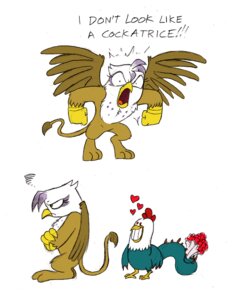 Rating: Safe Score: 0 Tags: amber_eyes angry avian beak bouquet cockatrice cockatrice_(mlp) comic duo e621 english_text european_mythology feathered_wings feathers female feral flower friendship_is_magic gilda_(mlp) gryphon hasbro head_crest heart_symbol infatuation looking_at_viewer male mickeymonster mistaken_identity my_little_pony mythological_avian mythological_creature mythological_scalie mythology plant red_eyes scalie simple_background smile solo_focus tail text white_background wings yelling User: bunchy7s