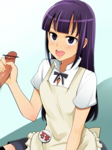 Rating: Explicit Score: 0 Tags: 1boy 1girls censored female handjob hime_cut human long_hair male nakasone_haiji penis purple_hair rule34 straight waitress working!! yamada_aoi zettai_ryouiki User: bunchy7s