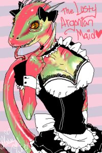 Rating: Safe Score: 0 Tags: 2:3 accessory anthro argonian bow_(feature) bow_accessory bow_ribbon breasts cleavage clothed clothing digital_media_(artwork) e621 female forked_tongue green_body hair_accessory hair_bow hair_ribbon heart_symbol lifts-her-tail low_res maid_uniform mannequin-sexual microsoft non-mammal_breasts oekaki orange_eyes pupils red_body ribbons scalie slit_pupils solo tail teeth the_elder_scrolls the_lusty_argonian_maid tongue tongue_out uniform User: bunchy7s