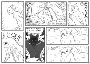 Rating: Explicit Score: 0 Tags: abdominal_bulge anal anthro bodily_fluids canid canine comic cum cum_inside dialogue digital_drawing_(artwork) digital_media_(artwork) domestic_cat duo e621 english_text erection falling felid feline felis gamma_(james_howard) genital_fluids genitals interspecies james_howard male male/male male_penetrated male_penetrating male_penetrating_male mammal martin_(james_howard) monochrome multiple_scenes muscular nude pain painful_penetration penetration penis sex tail text User: bunchy7s