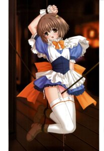 Rating: Explicit Score: 0 Tags: 1girls bondage chocolat_maid_cafe_curio female nekonyan panties rule34 thighhighs yuki_suzu User: bunchy7s