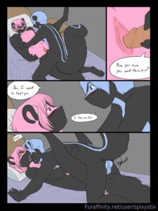 Rating: Explicit Score: 0 Tags: 2012 3:4 3_toes 5_fingers anthro anus backsack balls bare_back bare_breasts bare_chest bed black_border blue_balls blue_body blue_countershading blue_eyes blue_fur blue_hair blue_markings blue_stripes blue_tail blush border breasts brother_(lore) brother_and_sister_(lore) clitoris collarbone comic countershading devon_(nikora_angeli) dialogue digital_media_(artwork) duo e621 english_text erection eyes_closed feet female female_on_bottom fingers fluffy fluffy_tail from_front_position fur furniture genitals glans grey_body grey_fur grey_tail hair hi_res i_love_you imminent_sex incest_(lore) inside intraspecies intraspecies_romance keri_(nikora_angeli) kneeling lying malachyte male male/female male_on_top mammal markings medium_breasts mephitid missionary_position multicolored_body multicolored_fur nipples nude on_back on_bed on_bottom on_top open_mouth penis pillow pink_body pink_countershading pink_fur pink_hair pink_markings pink_stripes romantic romantic_couple sex short_hair shoulder_blades sibling_(lore) sister_(lore) skunk slim_anthro slim_female slim_male smile snout speech_bubble stated_incest stripes tail tan_glans tan_penis text toes tongue twincest_(lore) twins_(lore) two_tone_body two_tone_fur two_tone_tail url vulva young young_anthro User: bunchy7s