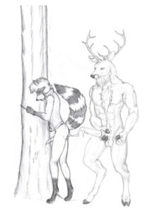 Rating: Explicit Score: 0 Tags: 2010 abs after_sex against_surface against_wall anal anthro antlers arms_tied balls bdsm bodily_fluids body_hair bondage bottomless bound chest_tuft clothed clothing cloven_hooves cody_raccoon conditional_dnp cracky cum cum_in_ass cum_inside cum_string cumshot deer dominant dominant_male duo e621 ejaculation erection forest from_behind_position fur genital_fluids genitals gloves_(marking) greyscale hand_on_penis happy_trail hi_res hooves horn leg_markings male male/male male_penetrated male_penetrating male_penetrating_male mammal markings monochrome nude open_mouth orgasm outside penetration penis plant procyonid pull_out raccoon ring_(marking) ringed_tail sex simple_background sketch smile socks_(marking) striped_markings striped_tail stripes submissive submissive_male tail tail_markings topwear traditional_media_(artwork) tree tree_bondage tuft vest white_background wood User: bunchy7s