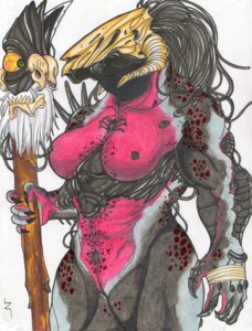 Rating: Explicit Score: 0 Tags: 2013 anthro armor biceps bone bone_mask breasts creepy cybernetics cyborg dragon e621 eyeball female genitals headgear helmet horn jaw machine mask melee_weapon monster muscular muscular_anthro muscular_female mythological_creature mythological_scalie mythology nipples non-mammal_breasts non-mammal_nipples nude pecs pecs_with_breasts polearm scalie simple_background skull skull_mask solo spikes staff vulva weapon white_background zabraxas User: bunchy7s