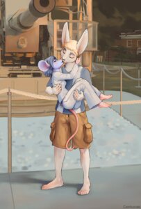 Rating: Safe Score: 0 Tags: 2011 anthro barefoot blonde_hair calligraphy_(character) clothed clothing coonkun detailed_background digital_media_(artwork) duo e621 eyes_closed feet female fully_clothed hair kissing lagomorph leporid male mammal military murid murine navy outside rabbit rat rodent romantic romantic_couple sailor size_difference tail uniform User: bunchy7s