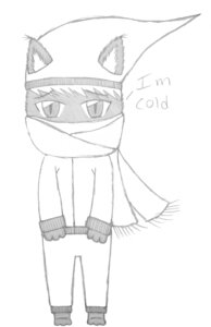 Rating: Safe Score: 0 Tags: ambiguous_gender black_and_white dialogue domestic_cat e621 english_text felid feline felis filthy_perfection grandfathered_content greyscale hi_res mammal monochrome scarf solo text User: bunchy7s