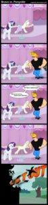Rating: Safe Score: 0 Tags: absurd_res angerelic blonde_hair blush bottomwear cartoon_network clothing comic crossover cutie_mark denim denim_bottomwear denim_clothing dialogue duo e621 english_text equid equine eyewear female feral friendship_is_magic hair hasbro hi_res horn human jeans johnny_bravo johnny_bravo_(series) long_image male mammal my_little_pony mythological_creature mythological_equine mythology pants quadruped rarity_(mlp) shirt sunglasses tail tall_image text topwear unicorn url User: bunchy7s