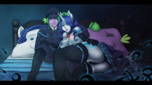 Rating: Questionable Score: 0 Tags: 16:9 anthro anthrofied areola bed blue_eyes breasts clothing cutie_mark dragon duo e621 equid equine female friendship_is_magic furniture green_hair hair hasbro horn interspecies legwear lying maid_uniform male mammal my_little_pony mythological_creature mythological_equine mythological_scalie mythology nipples on_side panties purple_hair rarity_(mlp) rayzoir scalie spike_(mlp) tail thigh_highs underwear unicorn uniform widescreen User: bunchy7s