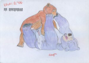 Rating: Explicit Score: 0 Tags: 2005 anal bear blue_body blue_fur bodily_fluids brother_bear brown_bear cum disney duo e621 feral flaccid from_front_position fur genital_fluids genitals grizzly_bear huskyman24 kenai_(brother_bear) larger_sub lying male male/male male_penetrated male_penetrating male_penetrating_male mammal missionary_position obese on_back overweight penetration penis sex simple_background size_difference small_top_big_bottom submissive teeth tug_(brother_bear) ursine white_background User: bunchy7s
