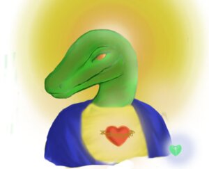 Rating: Safe Score: 0 Tags: anthro dinosaur dromaeosaurid e621 green_body heart_symbol male orange_eyes prehistoric_species raptor_jesus reptile robotduck saurischian scalie simple_background solo theropod velociraptor white_background User: bunchy7s