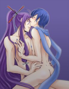 Rating: Explicit Score: 0 Tags: 2boys anal blue_eyes blue_hair blush closed_eyes gakupo_kamui gay kaito kaito_(vocaloid) long_hair male nail_polish nude ponytail purple_hair riding rule34 scarf short_hair sitting straddling tied_hair vocaloid yaoi User: bunchy7s