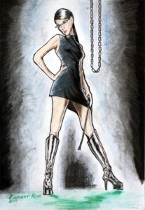 Rating: Explicit Score: 0 Tags: 1girls boots breasts brown_hair chains dress everett_reno female finnish glasses hand_on_hip high_heel_boots kirsi_salo lipstick little_black_dress riding_crop rule34 sketch weakest_link whip User: bunchy7s
