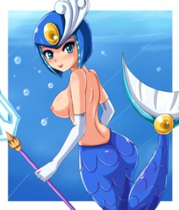 Rating: Questionable Score: 0 Tags: animal_humanoid aquatic aquatic_humanoid armor blue_background blue_body blue_clothing blue_eyes blue_scales blush breasts capcom clothed clothing e621 female fish fish_humanoid fish_tail full-length_portrait gloves handwear headgear helmet humanoid lipstick looking_at_viewer makeup mega_man_(series) megaman_(classic) melee_weapon merfolk nipples polearm portrait scales sigurd_von_hosenfeld simple_background solo splash_woman split_form topless trident underwater water weapon User: bunchy7s