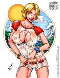 Rating: Explicit Score: 0 Tags: 1girls 2010 big_breasts blonde_hair blue_eyes breasts breasts_visible_through_clothing dc dc_comics female female_only garrett_blair kara_zor-l karen_starr nipples_visible_through_clothing power_girl pussy pussy_visible_through_clothes rule34 see-through solo superman_(series) wet_shirt User: bunchy7s