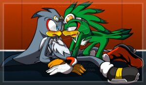 Rating: Safe Score: 0 Tags: accipitrid accipitriform albatross anthro avian beak bird blue_eyes blush boots chest_tuft clothing darkeiya distracting_watermark duo e621 eye_contact eyewear eyewear_on_head footwear fur gloves goggles goggles_on_head green_body grey_body handwear imminent_sex jet_the_hawk jewelry looking_at_another male male/male necklace nude procellariiform romantic romantic_couple sega shoes side_view sonic_riders sonic_the_hedgehog_(series) storm_the_albatross tuft watermark User: bunchy7s