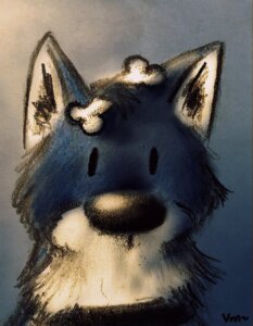 Rating: Safe Score: 0 Tags: ambiguous_gender blue_body blue_fur bone canid canine canis domestic_dog e621 feral fur husky karpav0li looking_at_viewer mammal nordic_sled_dog solo spitz toony wachhund_(character) User: bunchy7s
