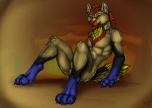 Rating: Explicit Score: 0 Tags: 4_toes abstract_background animal_genitalia anthro balls biped blue_eyes brown_body brown_fur canid canine claws digitigrade dipstick_tail e621 feet fully_sheathed fur genitals gloves_(marking) hair hindpaw kalak_(luthoro) leg_markings male mammal maned_wolf markings namarx7 nude paws red_hair sheath simple_background sitting socks_(marking) solo tail tail_markings toes User: bunchy7s