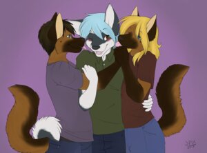Rating: Safe Score: 0 Tags: anthro black_hair blonde_hair blue_eyes blue_hair blush canid canine canis cuddling digital_media_(artwork) domestic_dog e621 german_shepherd grey_eyes group hair herding_dog hug husky kissing licking malachyte male male/male mammal nordic_sled_dog open_mouth pastoral_dog spitz tongue tongue_out User: bunchy7s