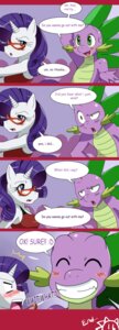 Rating: Safe Score: 0 Tags: 2011 absurd_res anthro anthrofied blush comic digital_media_(artwork) dragon duo e621 english_text equid equine female friendship_is_magic hasbro hi_res horn humor mammal my_little_pony mythological_creature mythological_equine mythological_scalie mythology rarity_(mlp) scalie spike_(mlp) sssonic2 text unicorn User: bunchy7s