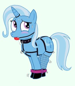 Rating: Questionable Score: 0 Tags: 2012 bdsm blue_hair blush cutie_mark e621 equid equine female feral friendship_is_magic hair hasbro horn mammal multicolored_hair my_little_pony mythological_creature mythological_equine mythology purple_eyes quadruped simple_background solo striped_hair tail trixie_(mlp) two_tone_hair unicorn unknown_artist white_background User: bunchy7s