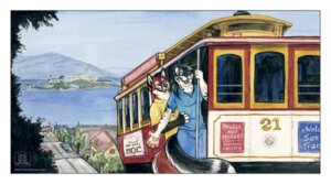 Rating: Safe Score: 0 Tags: 2010 5_fingers alcatraz anthro black_tail border building cable_tram canid canine canis city cityscape clothed clothed_anthro clothed_female clothing conditional_dnp detailed_background duo e621 english_text felid female fingers fishermans_wharf fox fully_clothed fully_clothed_anthro fully_clothed_female high_place hill house hybrid island king_of_the_world long_tail male mammal mountain nightfox outside painting_(artwork) pantherine public_transportation rail_transit romantic romantic_couple san_francisco sky snow_leopard steep tail tani_da_real tanidareal_(character) text traditional_media_(artwork) traditional_painting_(artwork) traditional_watercolor_(artwork) tram travel united_states_of_america urban_rail_transit vehicle watercolor_(artwork) white_border wolf User: bunchy7s