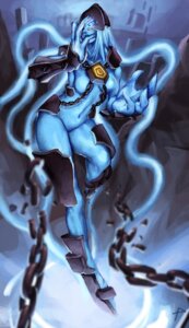 Rating: Questionable Score: 0 Tags: blue_body blue_skin chain crossgender e621 female hi_res human league_of_legends light mammal not_furry penett riot_games solo tencent xerath_(lol) User: bunchy7s
