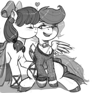 Rating: Safe Score: 0 Tags: 1:1 2012 accessory apple_bloom_(mlp) blush bow_(feature) bow_accessory bow_ribbon clothing digital_media_(artwork) duo e621 ear_piercing earth_pony equid equine eyes_closed fashion_saddle feathered_wings feathers female female/female feral friendship_is_magic hair_accessory hair_bow hair_ribbon hasbro horse jewelry kevinsano kiss_on_cheek kissing mammal monochrome my_little_pony mythological_creature mythological_equine mythology necklace pegasus piercing pony quadruped ribbons saddle scootaloo_(mlp) simple_background tail white_background wings young young_feral User: bunchy7s