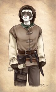 Rating: Safe Score: 0 Tags: 2012 5_fingers belt belt_pouch boots bottomwear brown_body brown_fur brown_hair clothed clothing conditional_dnp costume dagger digital_media_(artwork) domestic_ferret e621 european_polecat explorer facial_markings fingers footwear front_view frown fully_clothed fur hair head_markings holding_object jarreth_(moodyferret) knife male mammal map markings mask_(marking) medieval melee_weapon moodyferret mustelid musteline pants pink_nose portrait scabbard shaded sheathed_weapon shirt shoes short_hair simple_background solo sword three-quarter_portrait topwear true_musteline tunic weapon weasel white_body white_fur User: bunchy7s