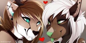 Rating: Safe Score: 0 Tags: 2:1 abstract_background anthro black_body black_fur black_nose blue_eyes brown_body brown_fur brown_hair canid canine collar duo e621 ear_piercing felid female female/female fur green_eyes green_nose hair heart_symbol horn lycangel mammal piercing simple_background smile spots tongue white_body white_fur white_hair User: bunchy7s Rating: Safe Score: 0 Tags: 2:1 abstract_background anthro black_body black_fur black_nose blue_eyes brown_body brown_fur brown_hair canid canine collar duo e621 ear_piercing felid female female/female fur green_eyes green_nose hair heart_symbol horn lycangel mammal piercing simple_background smile spots tongue white_body white_fur white_hair User: bunchy7s
